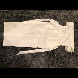 White Bardot Pepium Midi Dress size 10